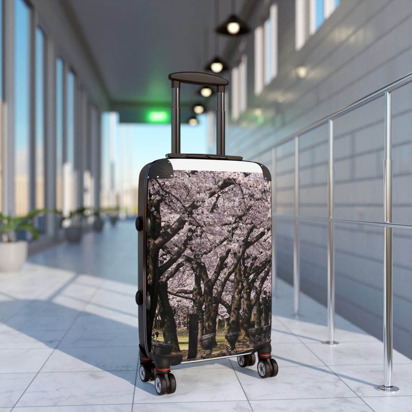Charming Cherry Blossom Suitcase - Travel Luggage, Floral Travel Gear, Vacation Essentials, Gift for Travelers, Spring Break