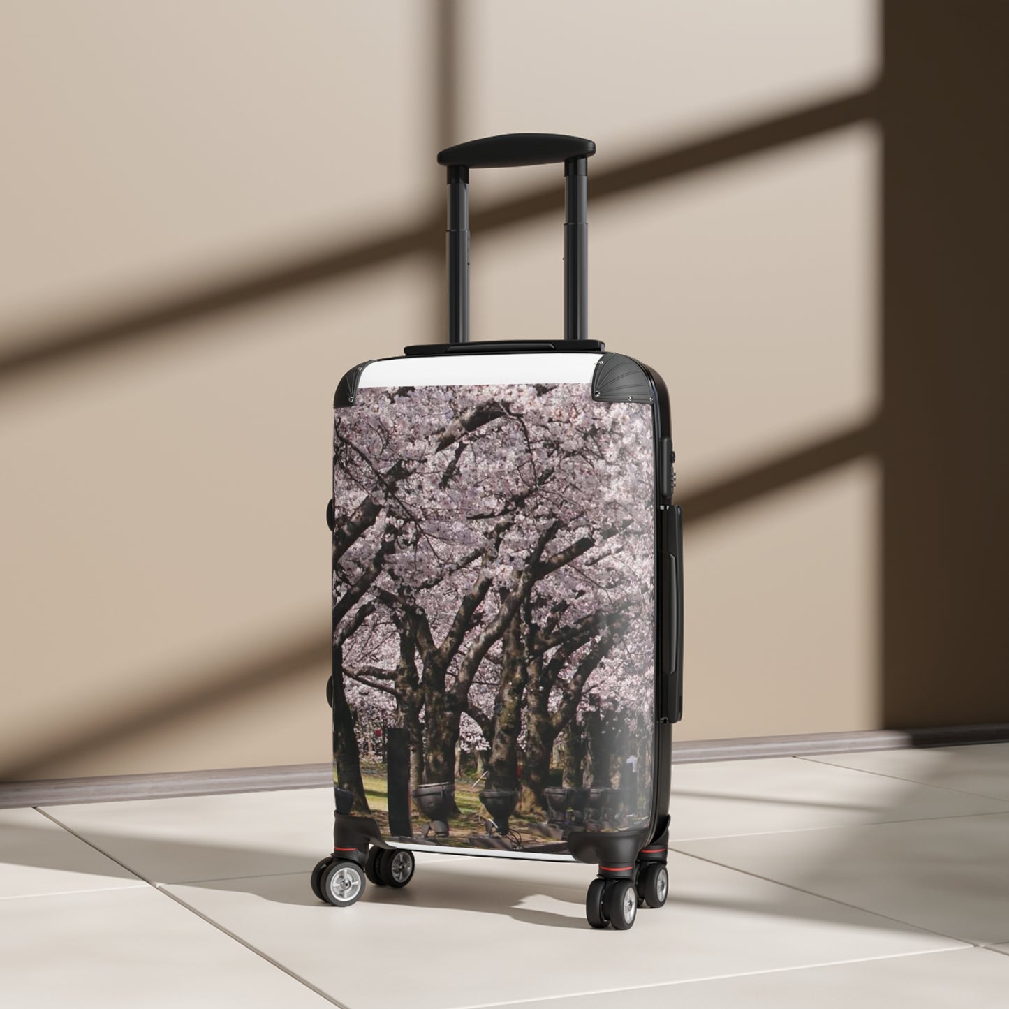 Charming Cherry Blossom Suitcase - Travel Luggage, Floral Travel Gear, Vacation Essentials, Gift for Travelers, Spring Break