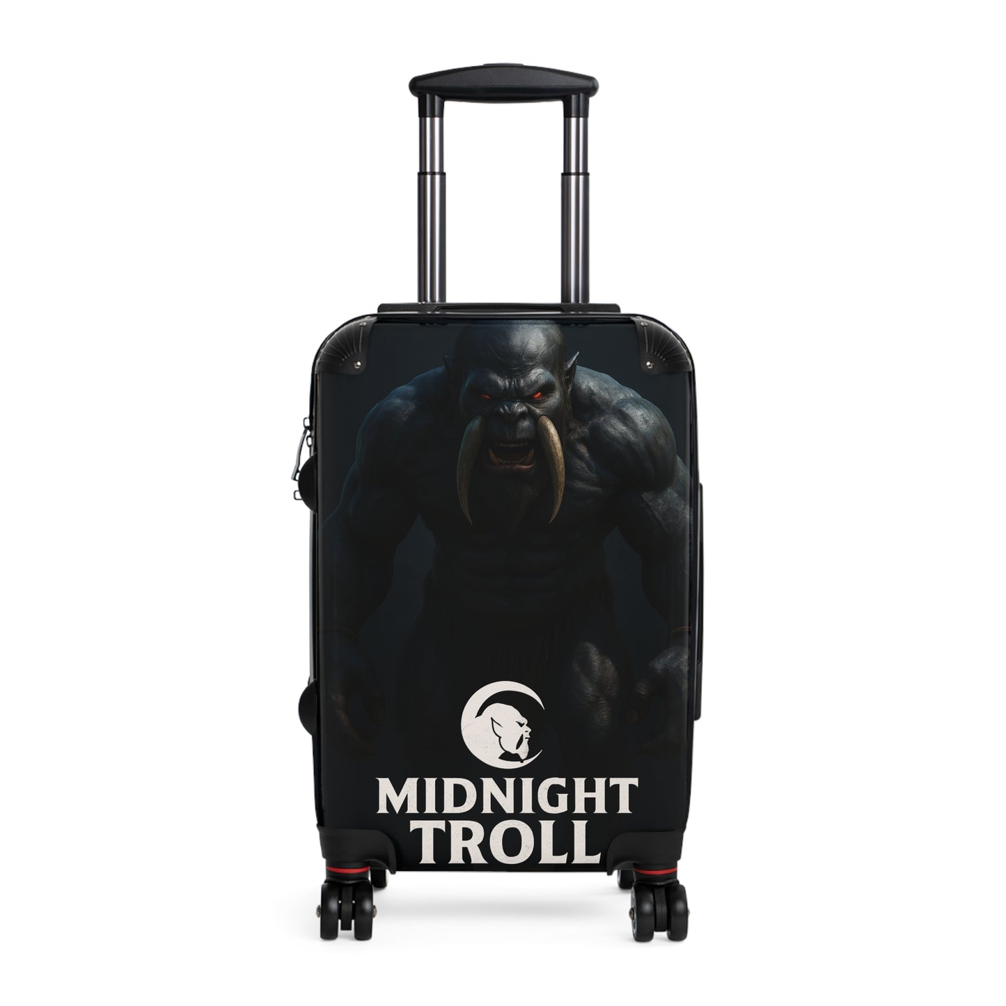 Midnight Troll Suitcase | Travel Luggage, Fantasy Artwork, Unique Gift for Gamers, Adventure Essentials, Halloween Travel