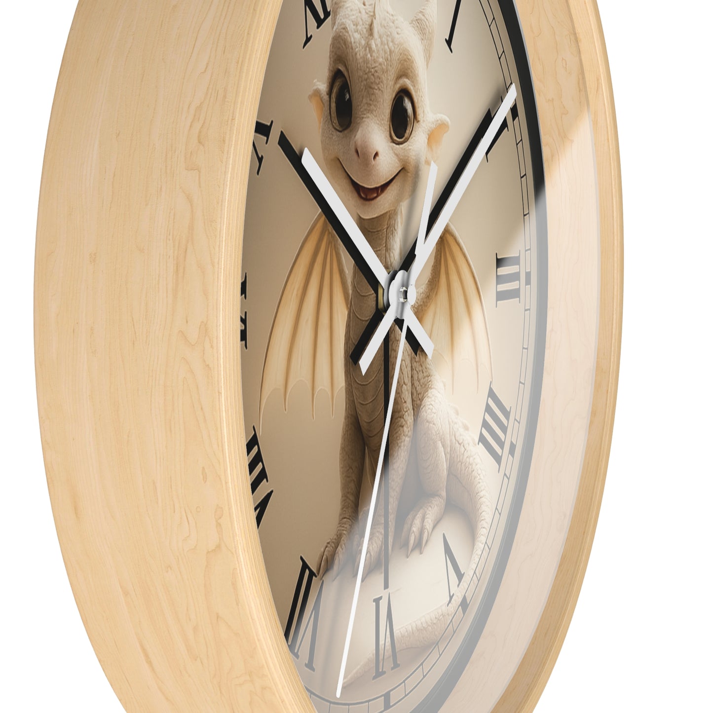 Charming Dragon Wall Clock - Playful Home Decor, Kids Room Essential, Nursery Timepiece, Fantasy Gift, Unique Clock