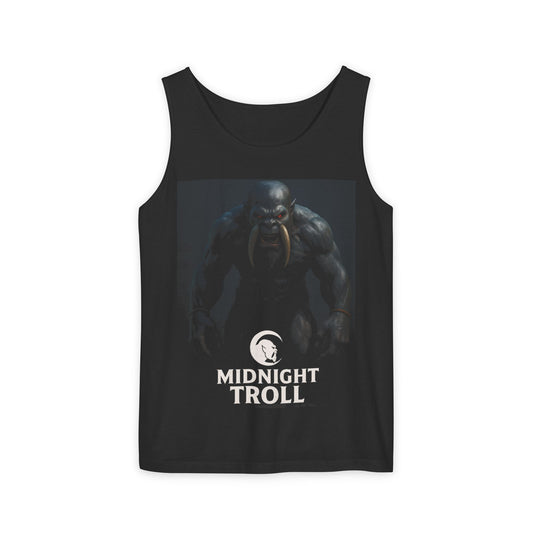 Midnight Troll Unisex Tank Top | Graphic Design, Gift for Gamers, Casual Wear, Summer Apparel, Unique T-Shirt Alternative