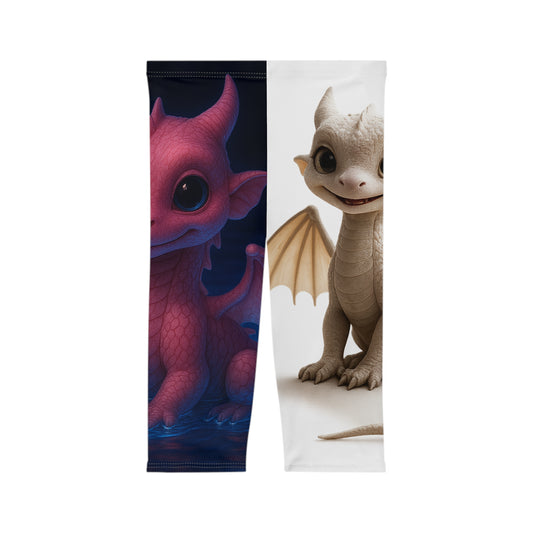 Cute Dragon Print Capri Leggings for Women, Fantasy Athletic Wear, Cute Workout Pants, Ideal Gift for Dragon Lovers, Fun Yoga Leggings