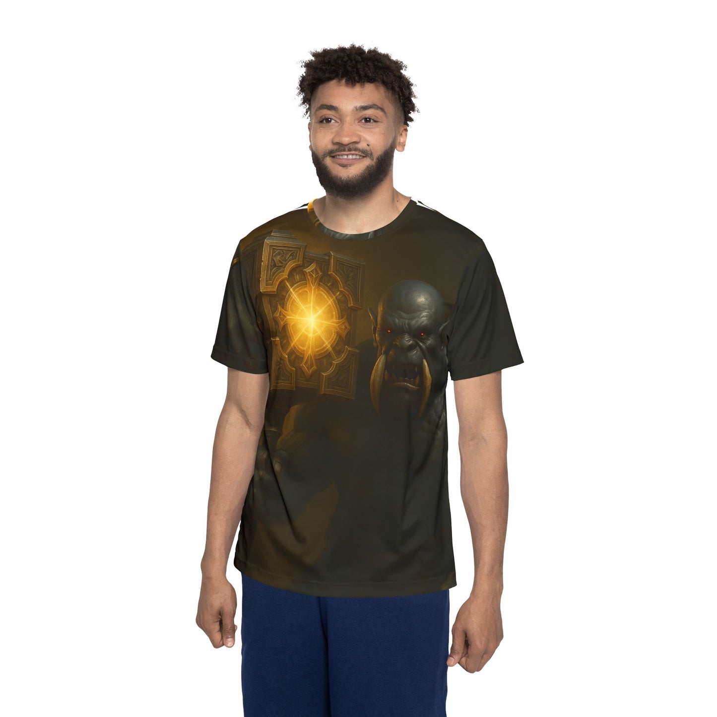 Men's Fantasy Sports Jersey, Unique Gamer Shirt, Casual Graphic Tee, Perfect for Gaming Events, Birthday Gift, Anime Convention Merchandise