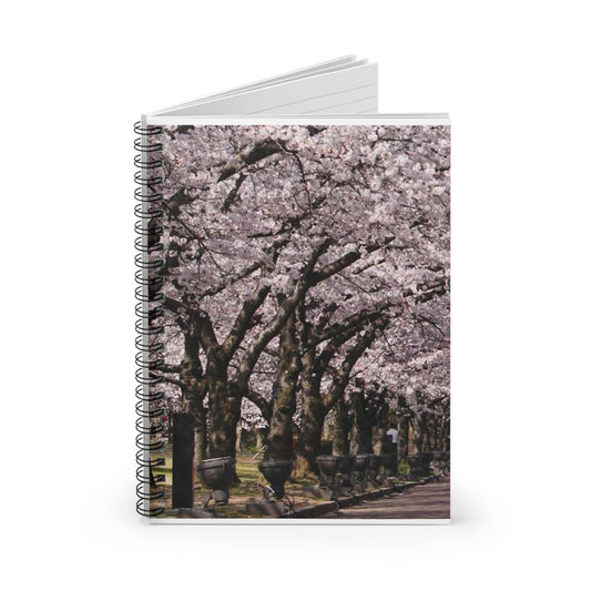 Cherry Blossom Spiral Notebook - Perfect for Note-Taking, Journaling, Gifts, Spring Celebrations, and Students