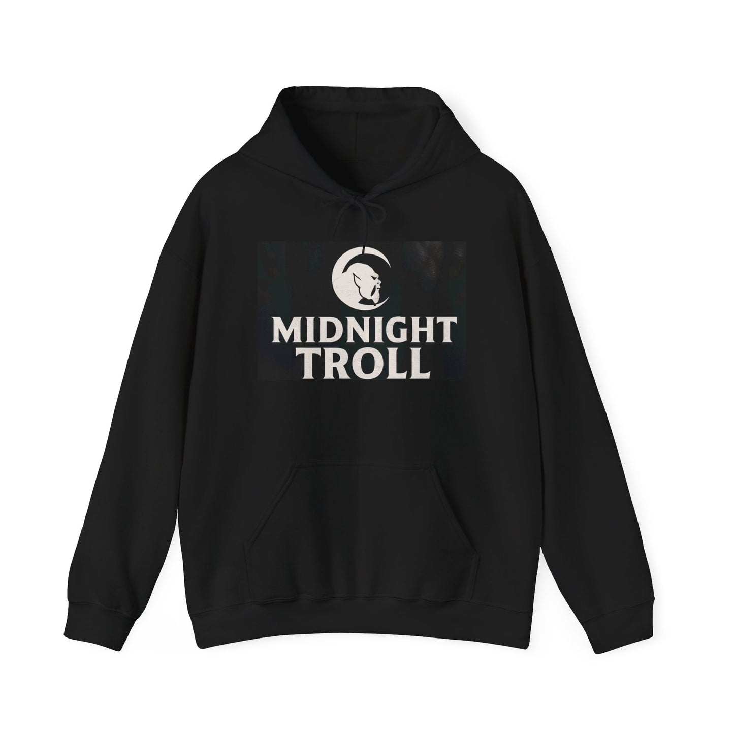 Midnight Troll Heavy Blend Hoodie, Perfect for Fantasy Lovers, Unique Gift for Gamers, Cozy Casual Wear, Ideal for Cool Evenings