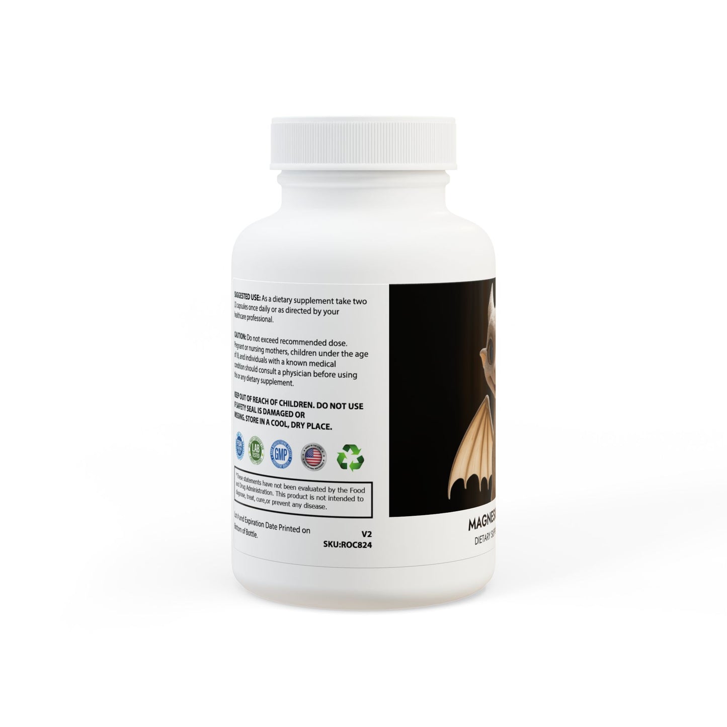 Magnesium Glycinate Supplement (60 Capsules)