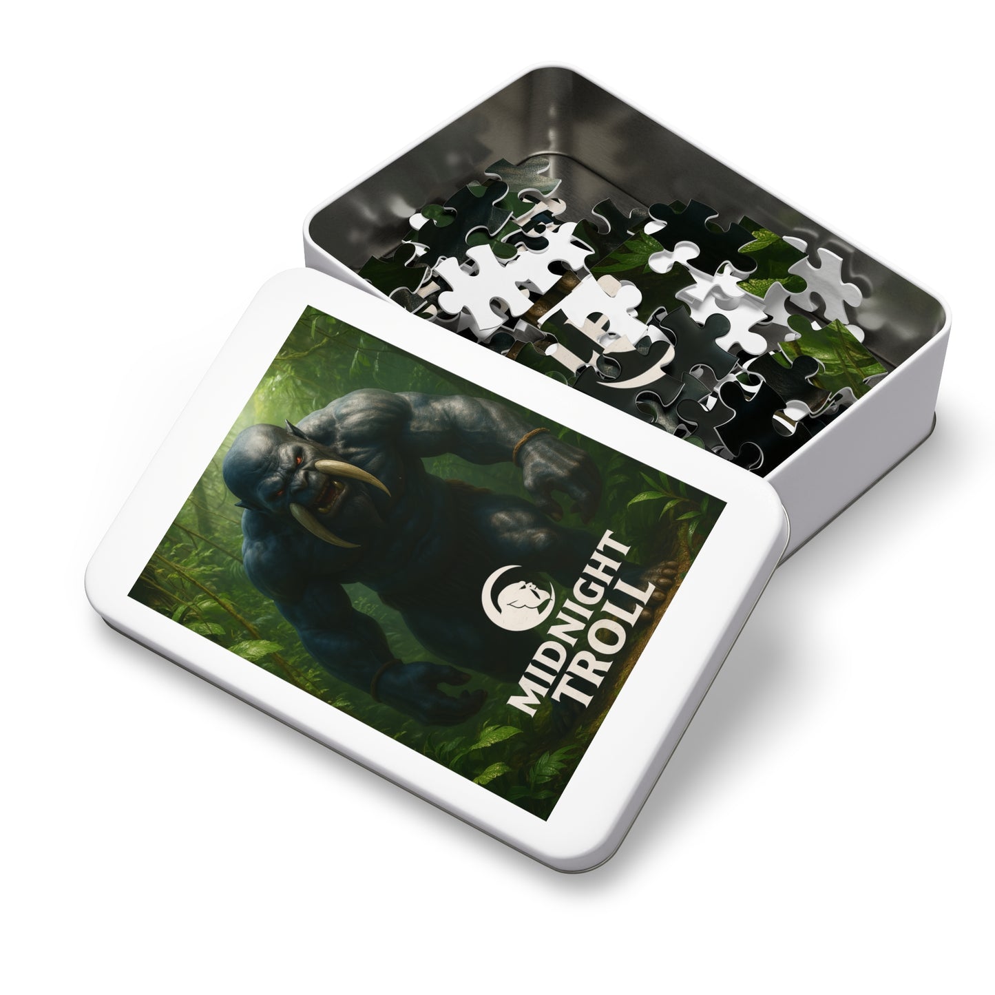 Midnight Troll Jigsaw Puzzle, Adventure Puzzle, Gift for Puzzle Lovers, Unique Home Decor, Fun Family Activity