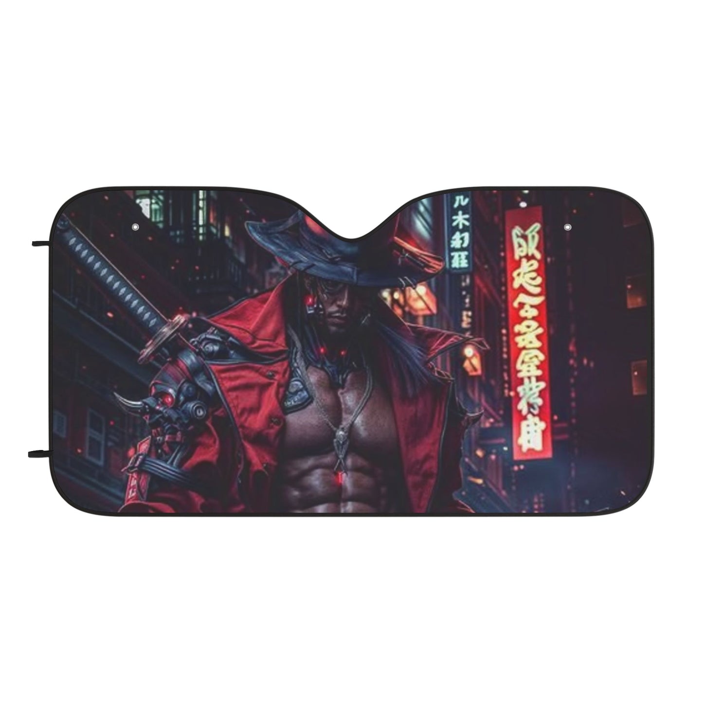 Stylish Car Sun Shades with Cool Graphics, Car Accessories, Vehicle Shades, Sun Protectors for Cars, Unique Gift Idea, Summer Essentials