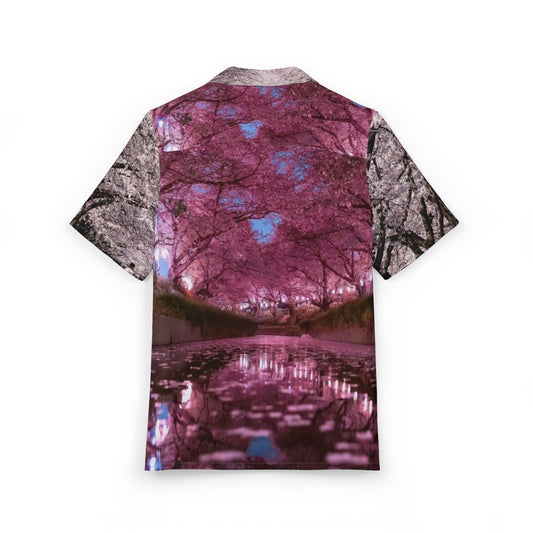 Unisex Hawaiian Button-Down Shirt - Floral Tropical Vibes, Beachwear, Summer Style, Vacation Outfit, Casual Everyday Shirt