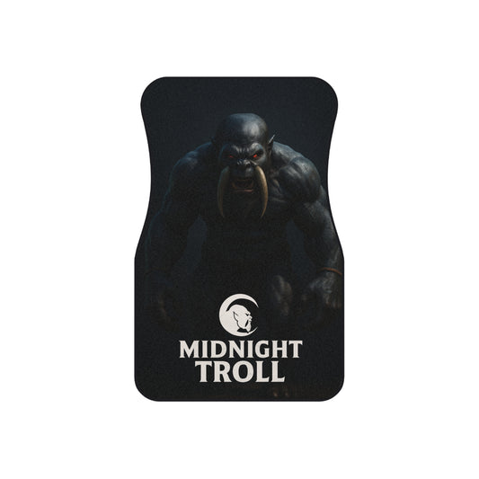 Midnight Troll Car Mats (Set of 4) - Unique Auto Accessory, Gift for Gamers, Durable, Custom Floor Liners, Car Interior Decor