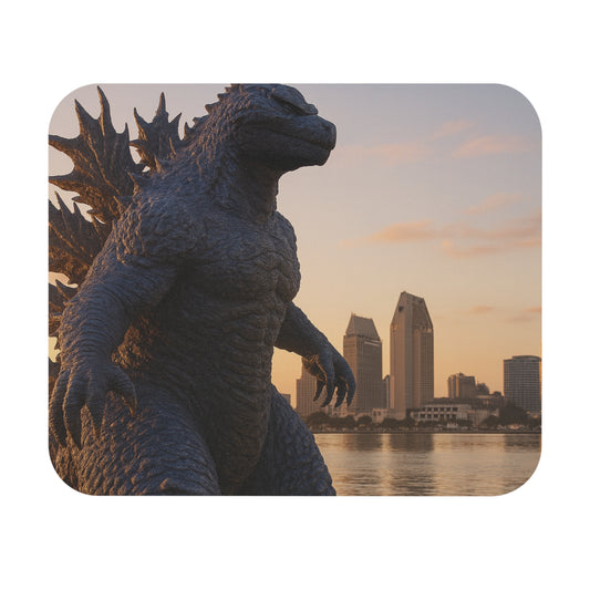 Godzilla Mouse Pad, Gaming Desk Accessory, Office Decor, Unique Gift for Fans, Desk Organization