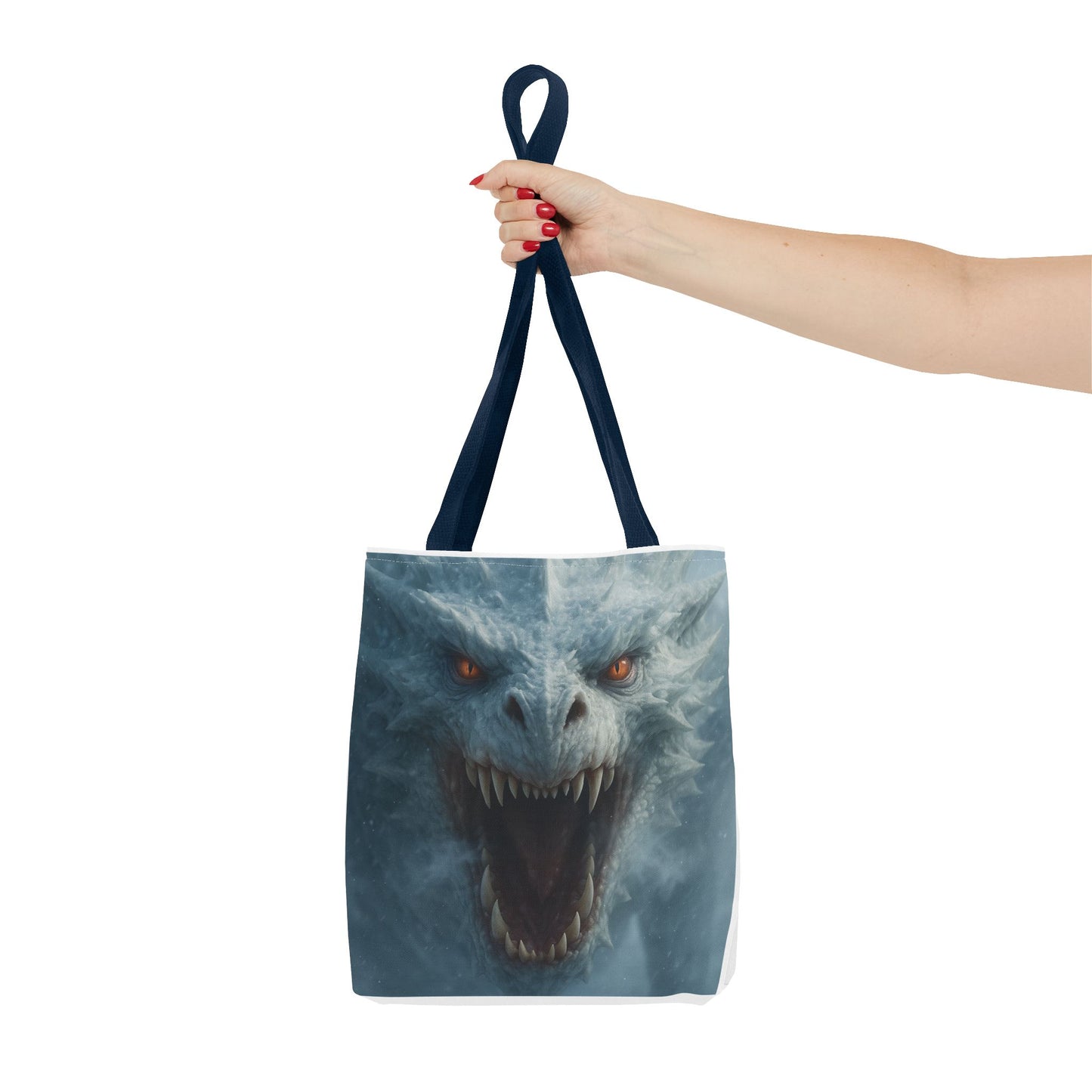 Fantasy Dragon Tote Bag, Enchanting Art, Ideal for Gift, Everyday Bag, Eco-Friendly Shopper, Animal Lover Accessory