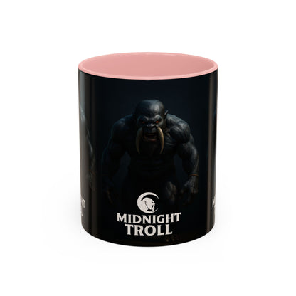 Midnight Troll Coffee Mug, Fantasy Gift, Gamer Mug, Unique Coffee Cup, Dungeons & Dragons Accessories, Creative Gift for Him