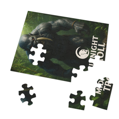 Midnight Troll Jigsaw Puzzle, Adventure Puzzle, Gift for Puzzle Lovers, Unique Home Decor, Fun Family Activity
