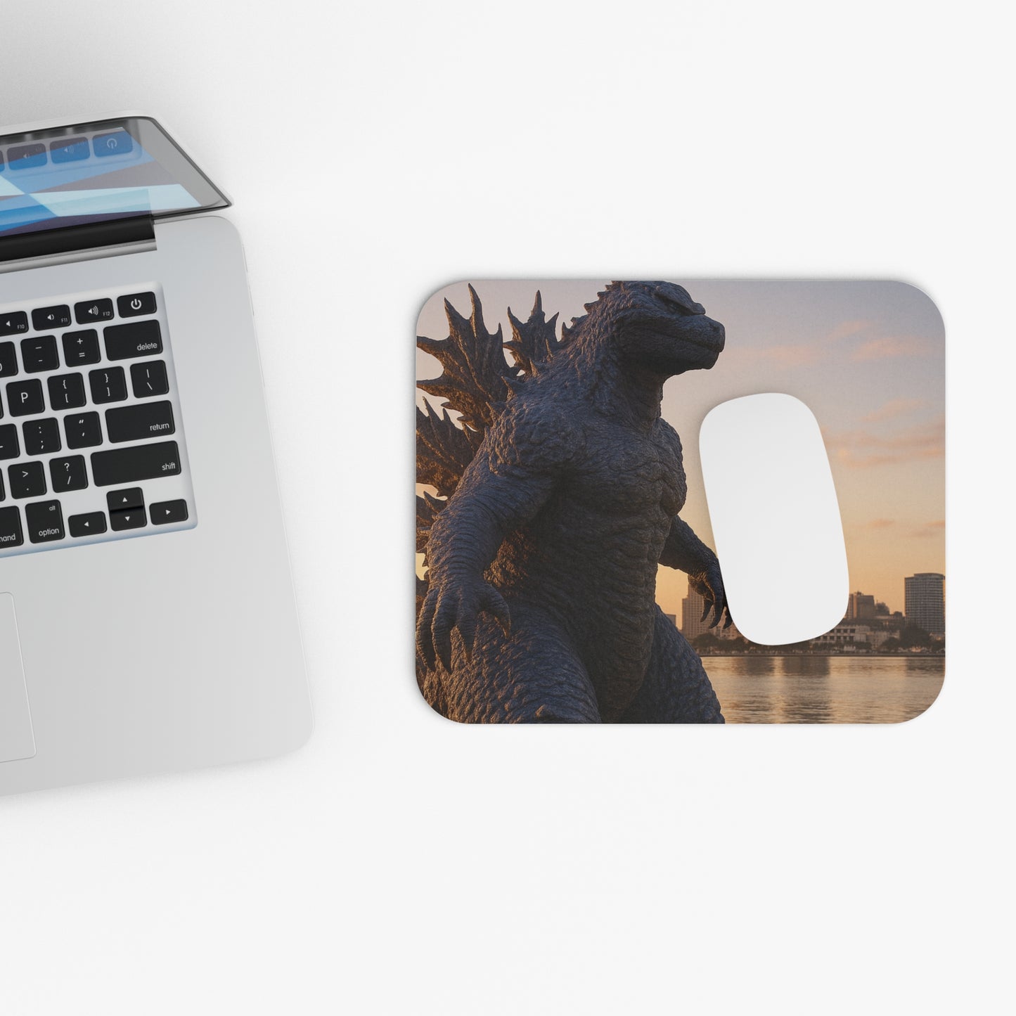 Godzilla Mouse Pad, Gaming Desk Accessory, Office Decor, Unique Gift for Fans, Desk Organization