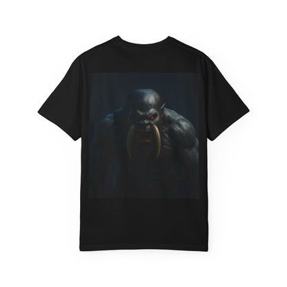 Midnight Troll T-Shirt - Unisex Garment-Dyed Tee, Graphic Tee, Fantasy Apparel, Cool Casual Wear, Unique Gift Idea