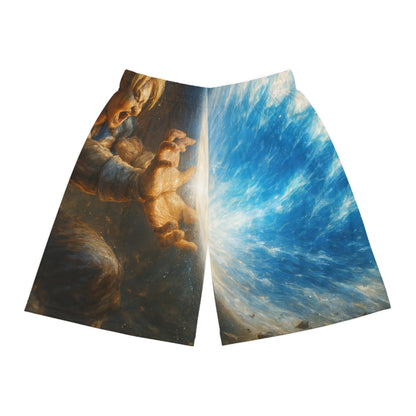 Dynamic Basketball Shorts, Splash Design, Athletic Wear, Sports Apparel, Summer Vibes, Gift for Athletes