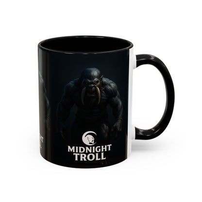 Midnight Troll Coffee Mug, Fantasy Gift, Gamer Mug, Unique Coffee Cup, Dungeons & Dragons Accessories, Creative Gift for Him