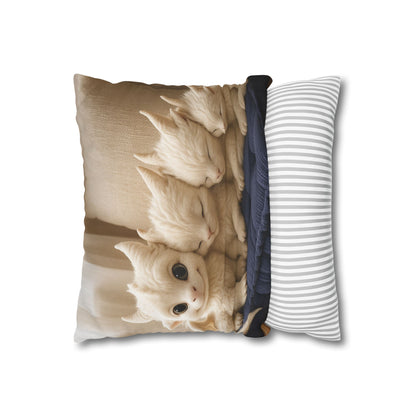 Spun Polyester Square Pillowcase