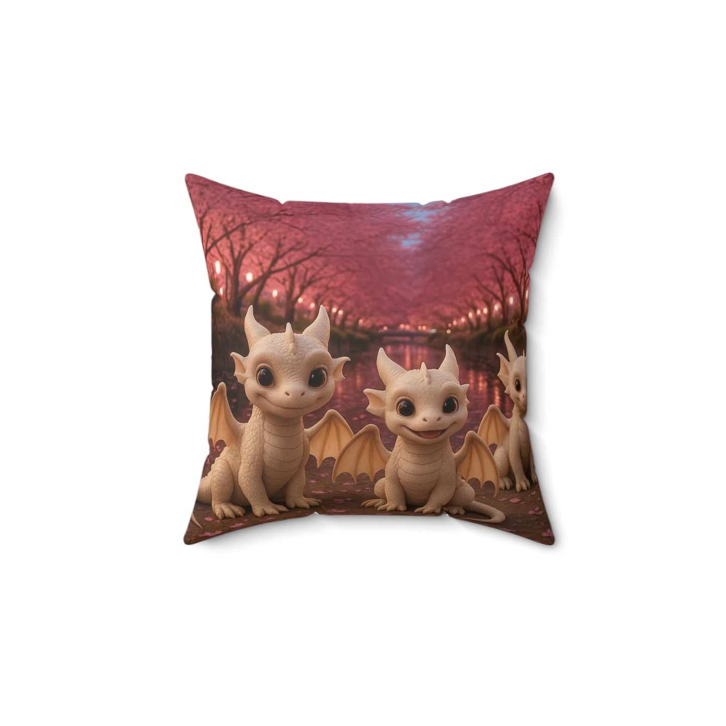 Spun Polyester Square Pillow