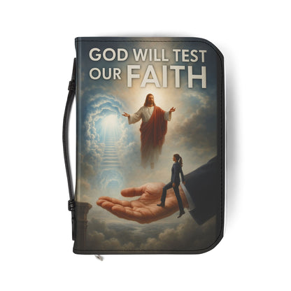 Faith-Inspired Bible Cover | Inspirational Gift, Religious Journal Case, Christian Faith Organizer, Prayer Book Holder, Spiritual Keepsake