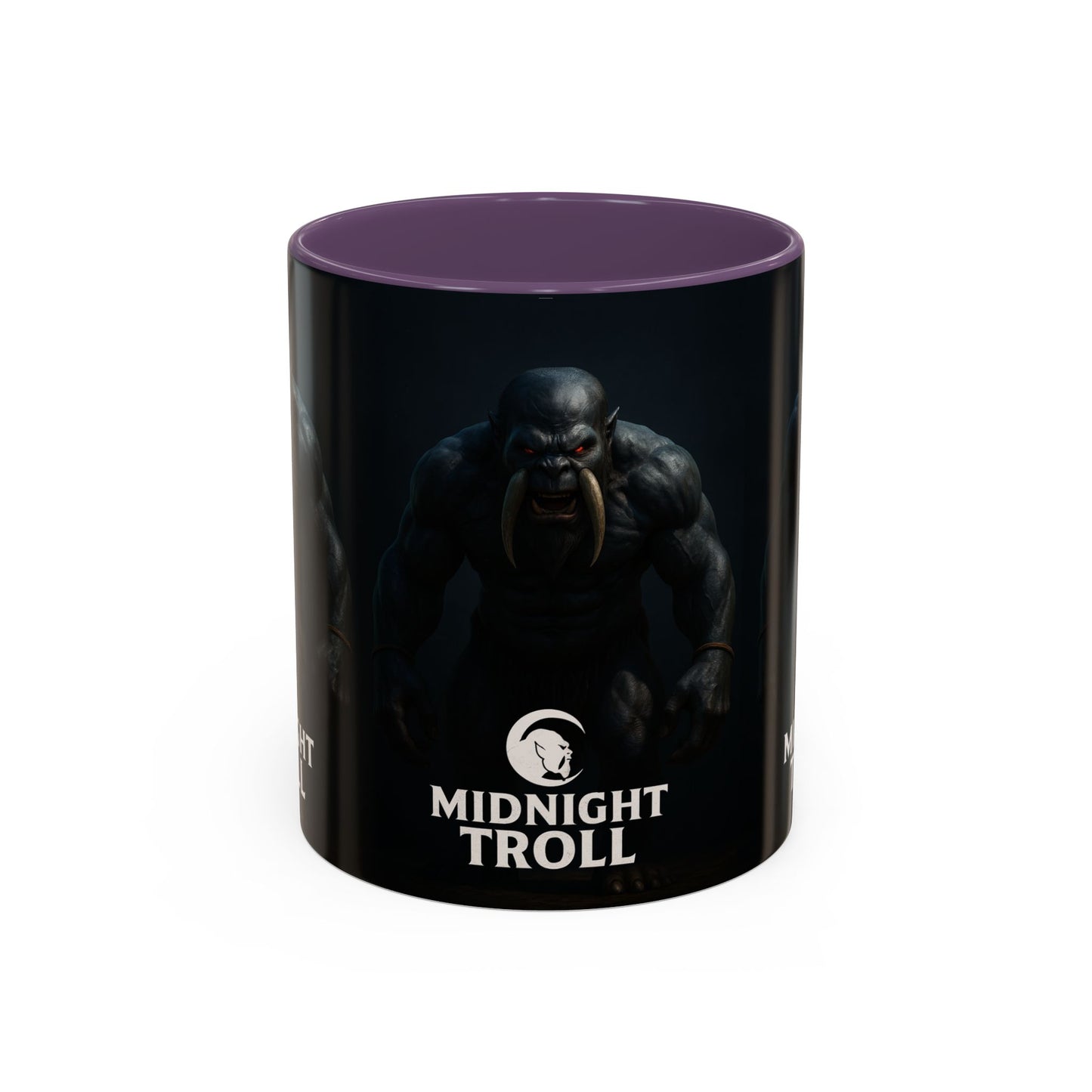 Midnight Troll Coffee Mug, Fantasy Gift, Gamer Mug, Unique Coffee Cup, Dungeons & Dragons Accessories, Creative Gift for Him