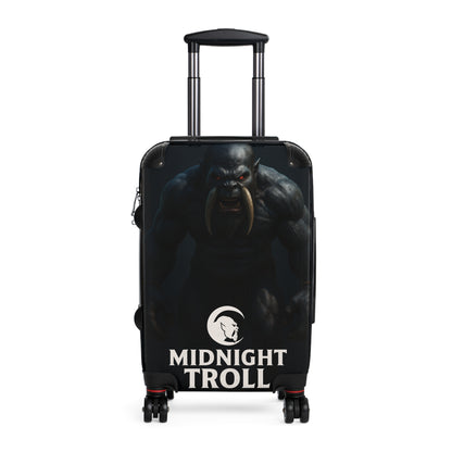 Midnight Troll Suitcase | Travel Luggage, Fantasy Artwork, Unique Gift for Gamers, Adventure Essentials, Halloween Travel