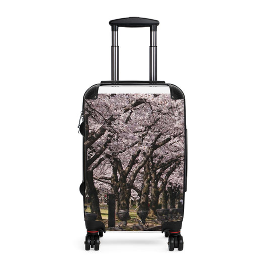 Charming Cherry Blossom Suitcase - Travel Luggage, Floral Travel Gear, Vacation Essentials, Gift for Travelers, Spring Break