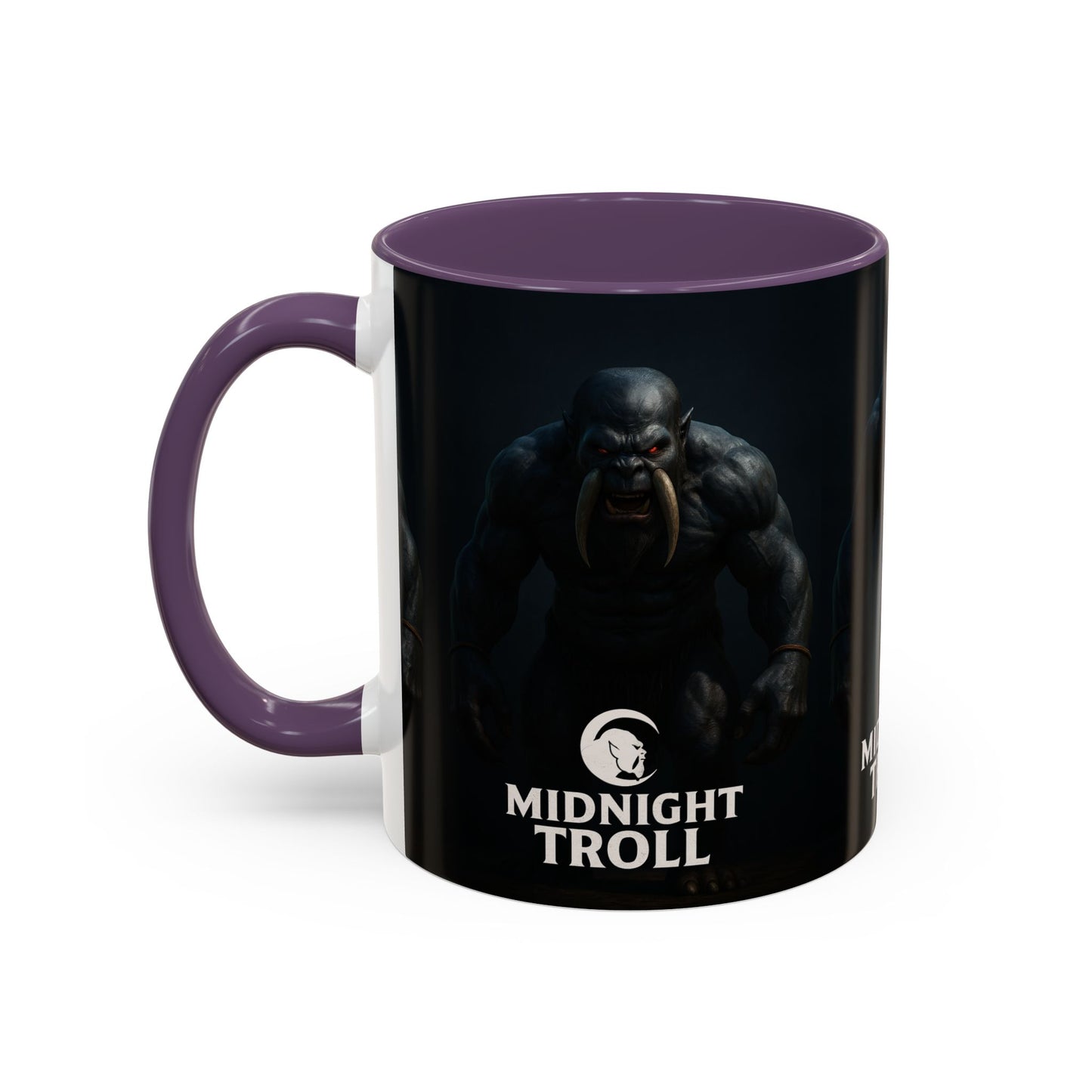 Midnight Troll Coffee Mug, Fantasy Gift, Gamer Mug, Unique Coffee Cup, Dungeons & Dragons Accessories, Creative Gift for Him