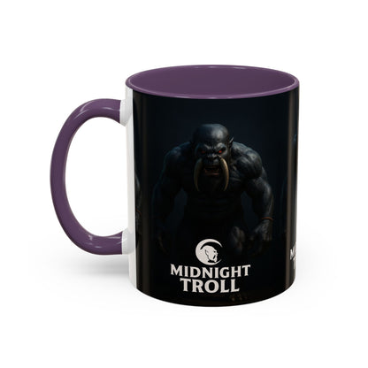 Midnight Troll Coffee Mug, Fantasy Gift, Gamer Mug, Unique Coffee Cup, Dungeons & Dragons Accessories, Creative Gift for Him