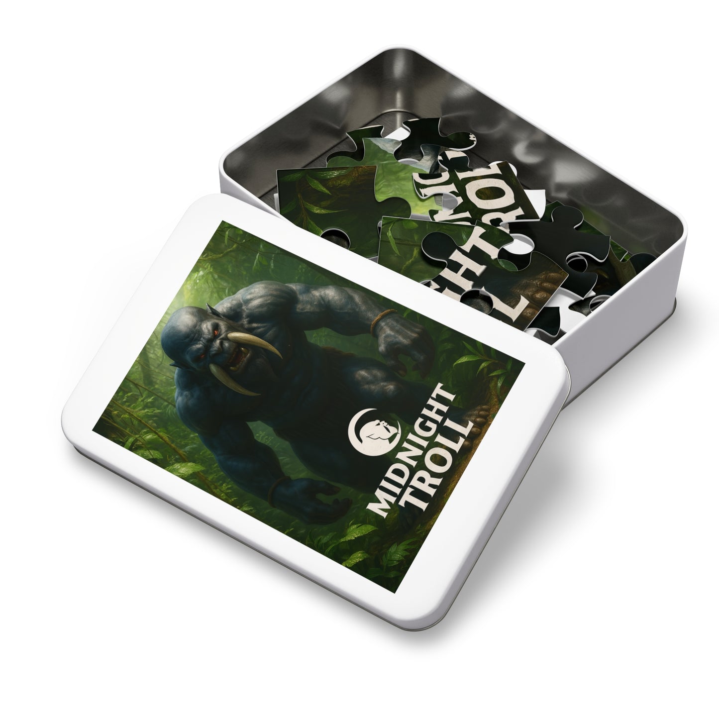 Midnight Troll Jigsaw Puzzle, Adventure Puzzle, Gift for Puzzle Lovers, Unique Home Decor, Fun Family Activity