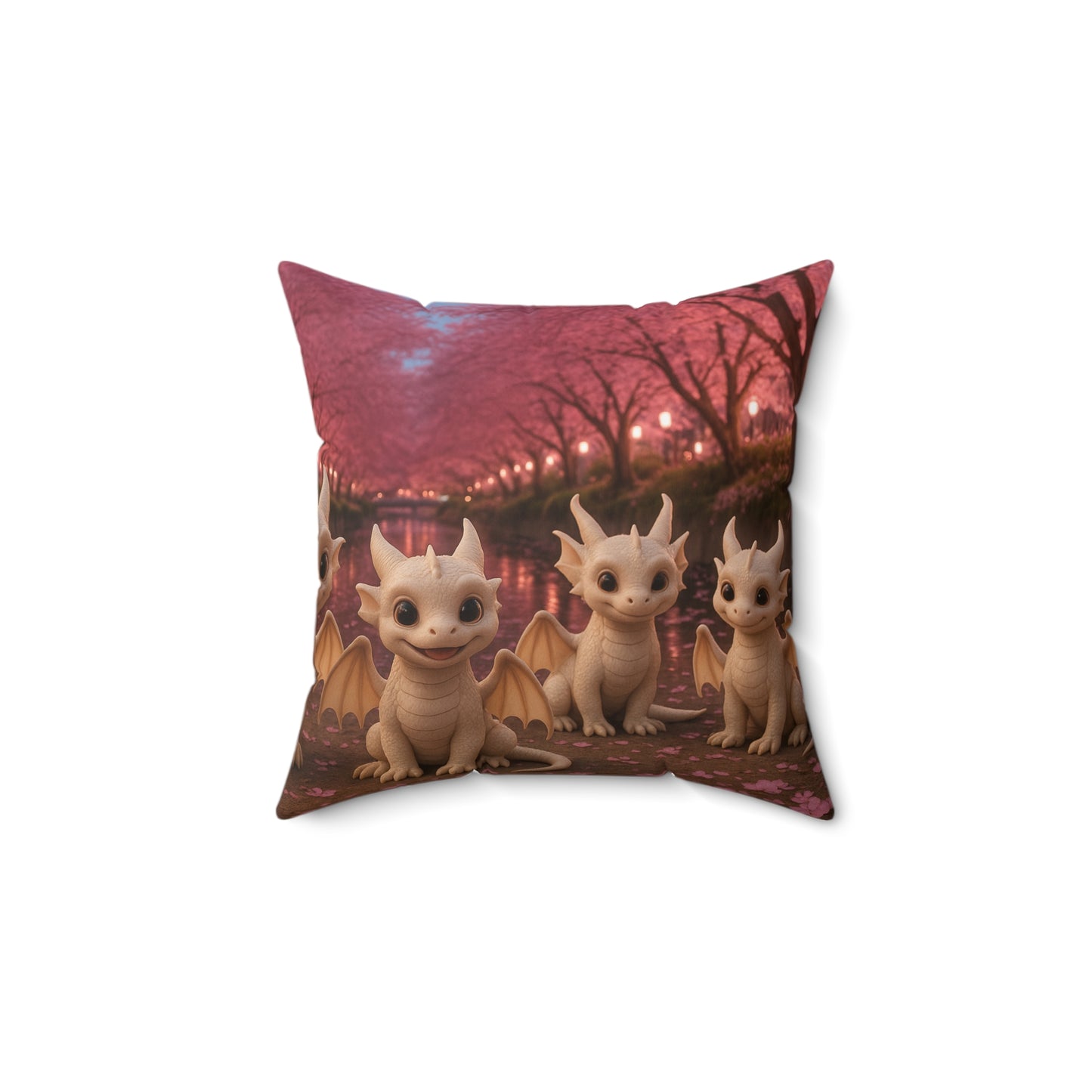 Spun Polyester Square Pillow