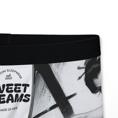 Stylish Men's Boxers, Sweet Dreams Print, Unique Loungewear, Cool Gift for Him, Fun Underwear for Holidays, Everyday Comfort