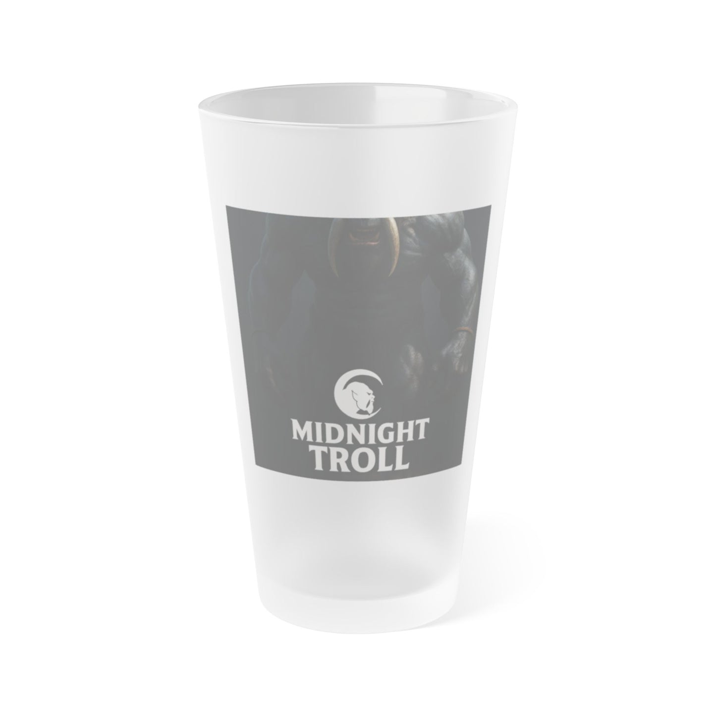 Frosted Pint Glass, 16oz