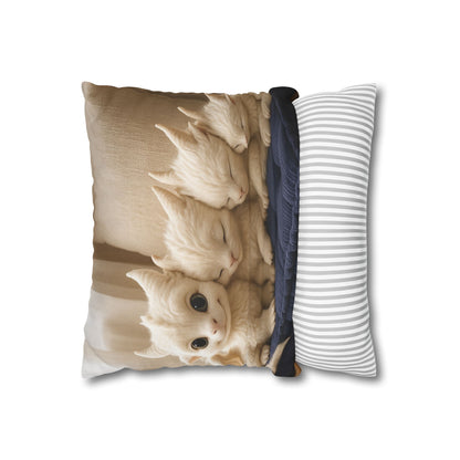 Spun Polyester Square Pillowcase