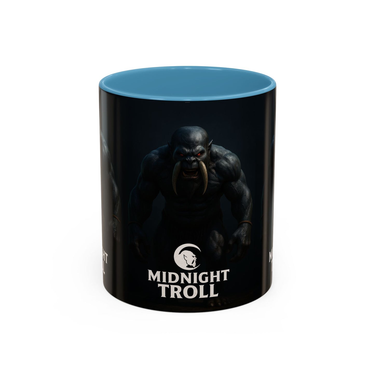 Midnight Troll Coffee Mug, Fantasy Gift, Gamer Mug, Unique Coffee Cup, Dungeons & Dragons Accessories, Creative Gift for Him