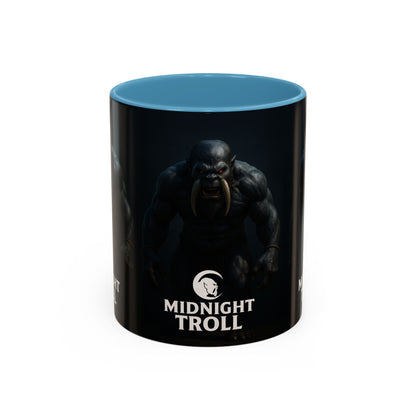 Midnight Troll Coffee Mug, Fantasy Gift, Gamer Mug, Unique Coffee Cup, Dungeons & Dragons Accessories, Creative Gift for Him