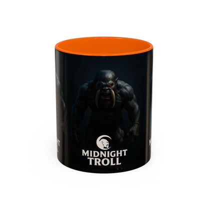 Midnight Troll Coffee Mug, Fantasy Gift, Gamer Mug, Unique Coffee Cup, Dungeons & Dragons Accessories, Creative Gift for Him