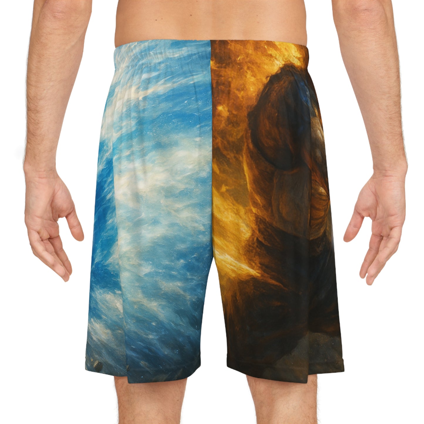Dynamic Basketball Shorts, Splash Design, Athletic Wear, Sports Apparel, Summer Vibes, Gift for Athletes