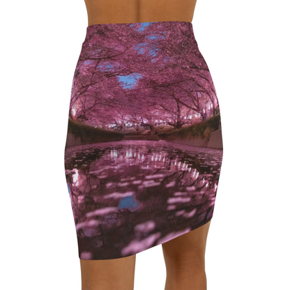 Charming Floral Pencil Skirt, Elegant Midi Skirt, Stylish Office Wear, Spring Fashion, Gifts for Her, Trendy Women's Clothing