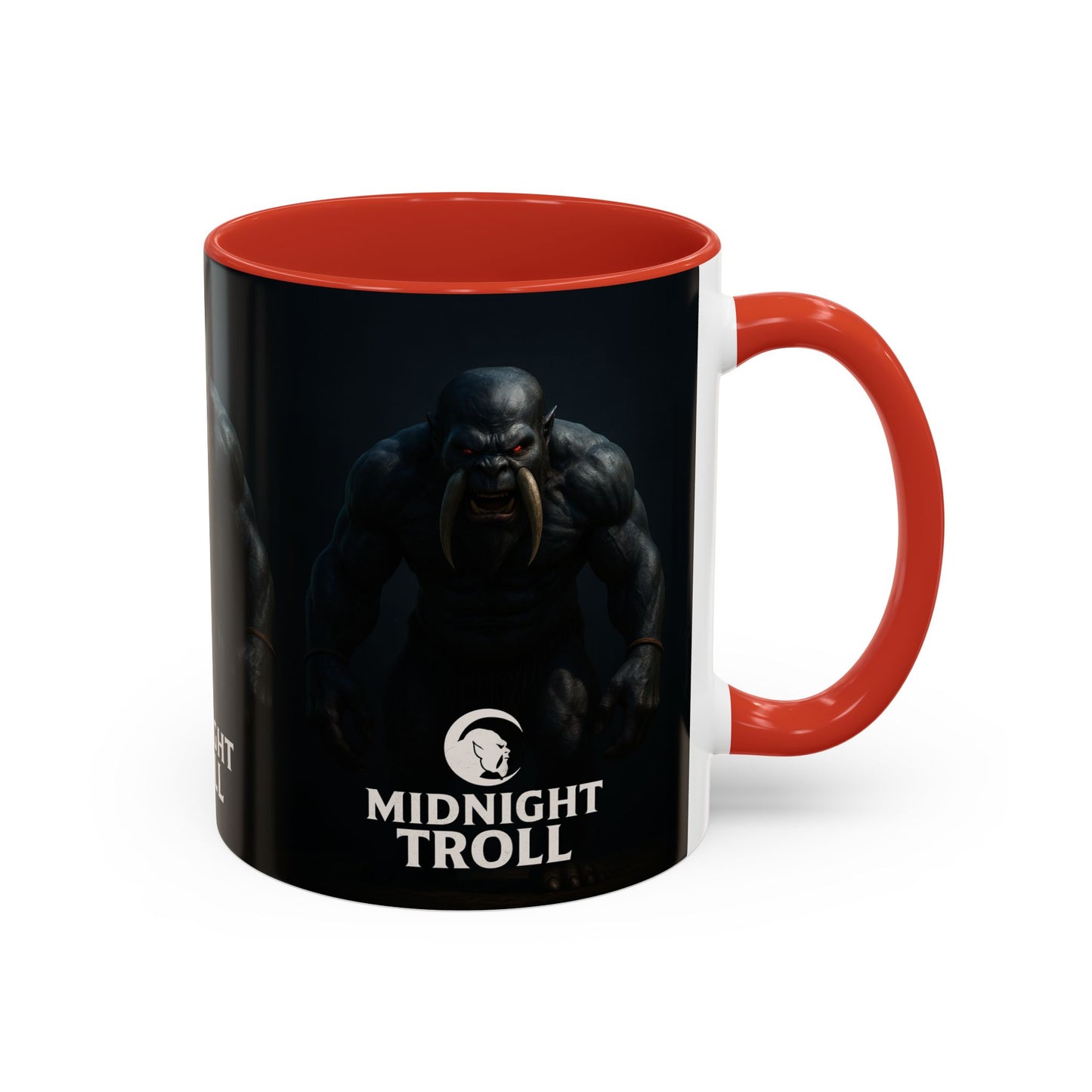 Midnight Troll Coffee Mug, Fantasy Gift, Gamer Mug, Unique Coffee Cup, Dungeons & Dragons Accessories, Creative Gift for Him
