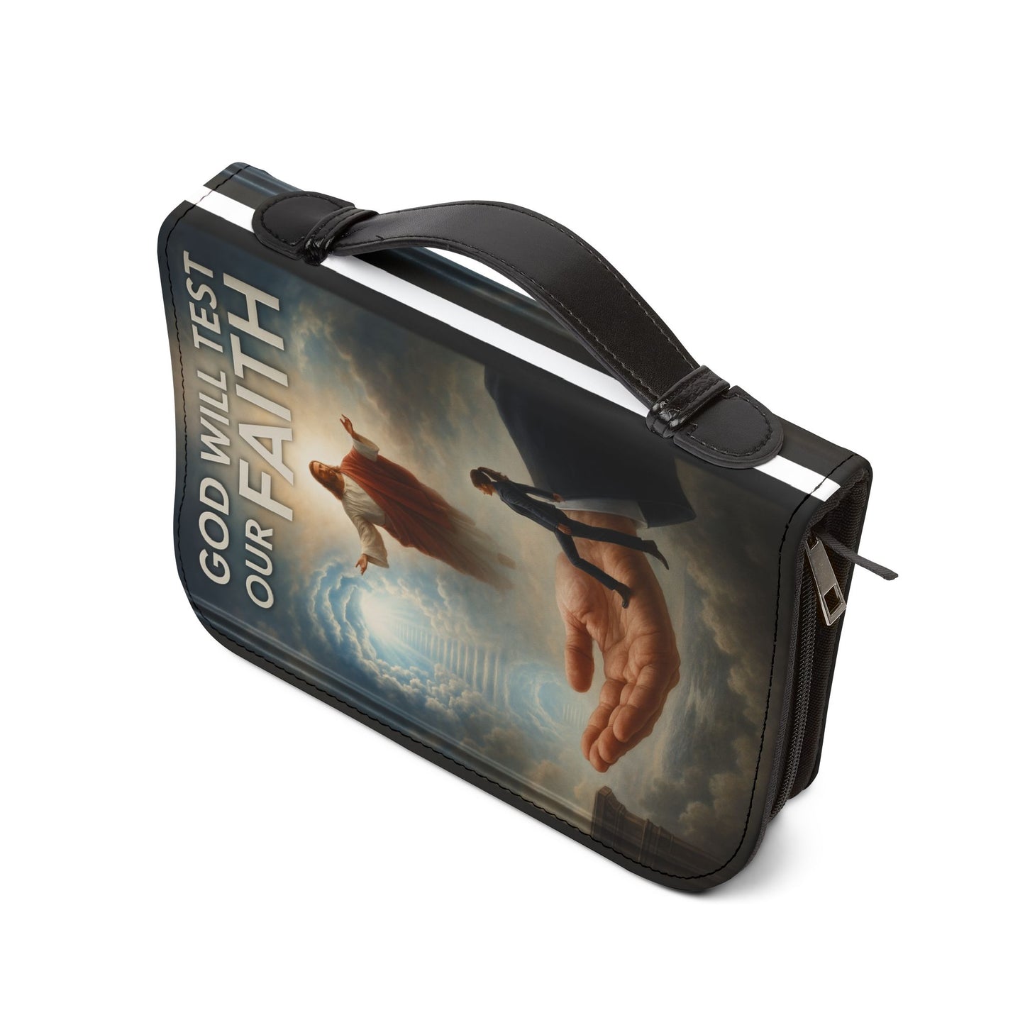 Faith-Inspired Bible Cover | Inspirational Gift, Religious Journal Case, Christian Faith Organizer, Prayer Book Holder, Spiritual Keepsake