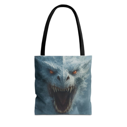 Fantasy Dragon Tote Bag, Enchanting Art, Ideal for Gift, Everyday Bag, Eco-Friendly Shopper, Animal Lover Accessory