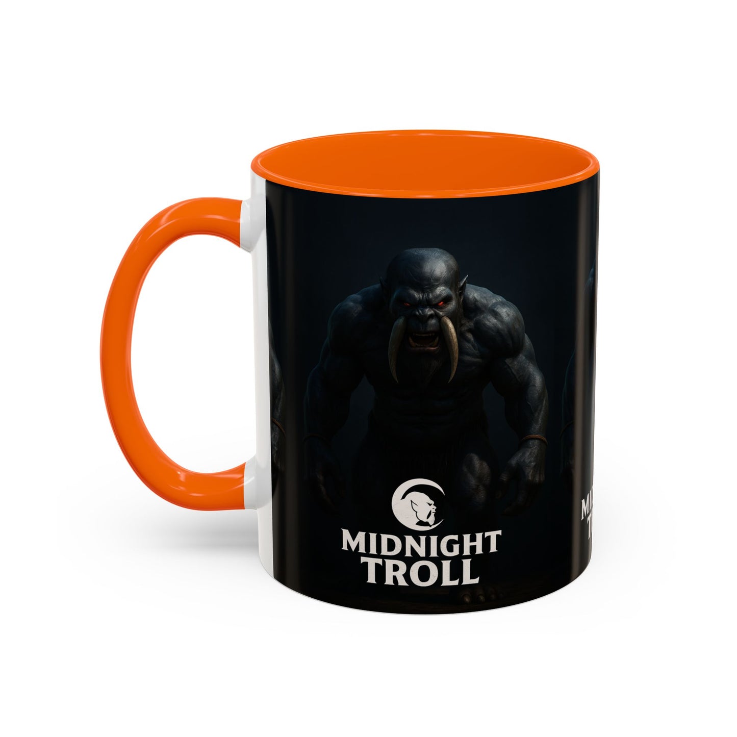 Midnight Troll Coffee Mug, Fantasy Gift, Gamer Mug, Unique Coffee Cup, Dungeons & Dragons Accessories, Creative Gift for Him