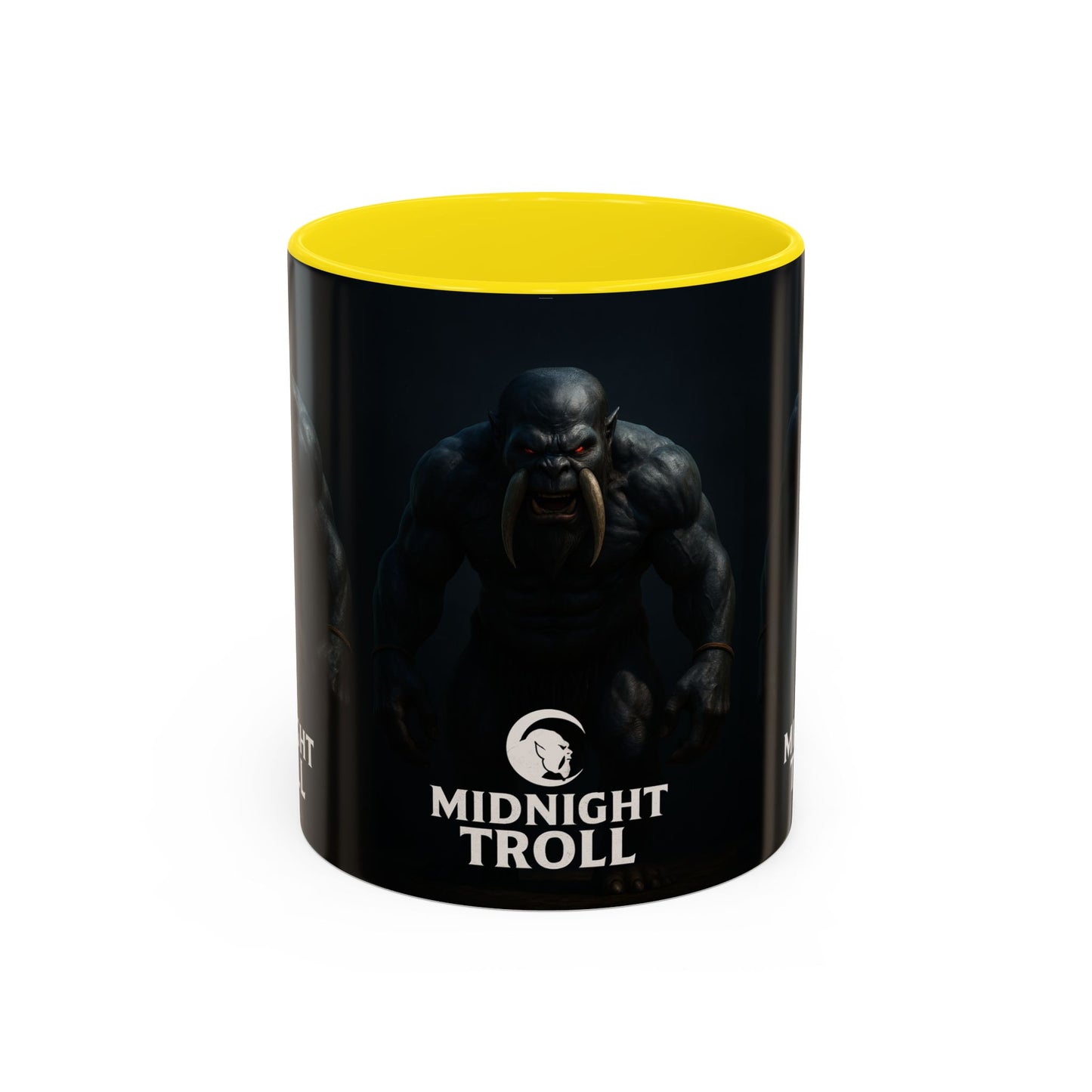 Midnight Troll Coffee Mug, Fantasy Gift, Gamer Mug, Unique Coffee Cup, Dungeons & Dragons Accessories, Creative Gift for Him