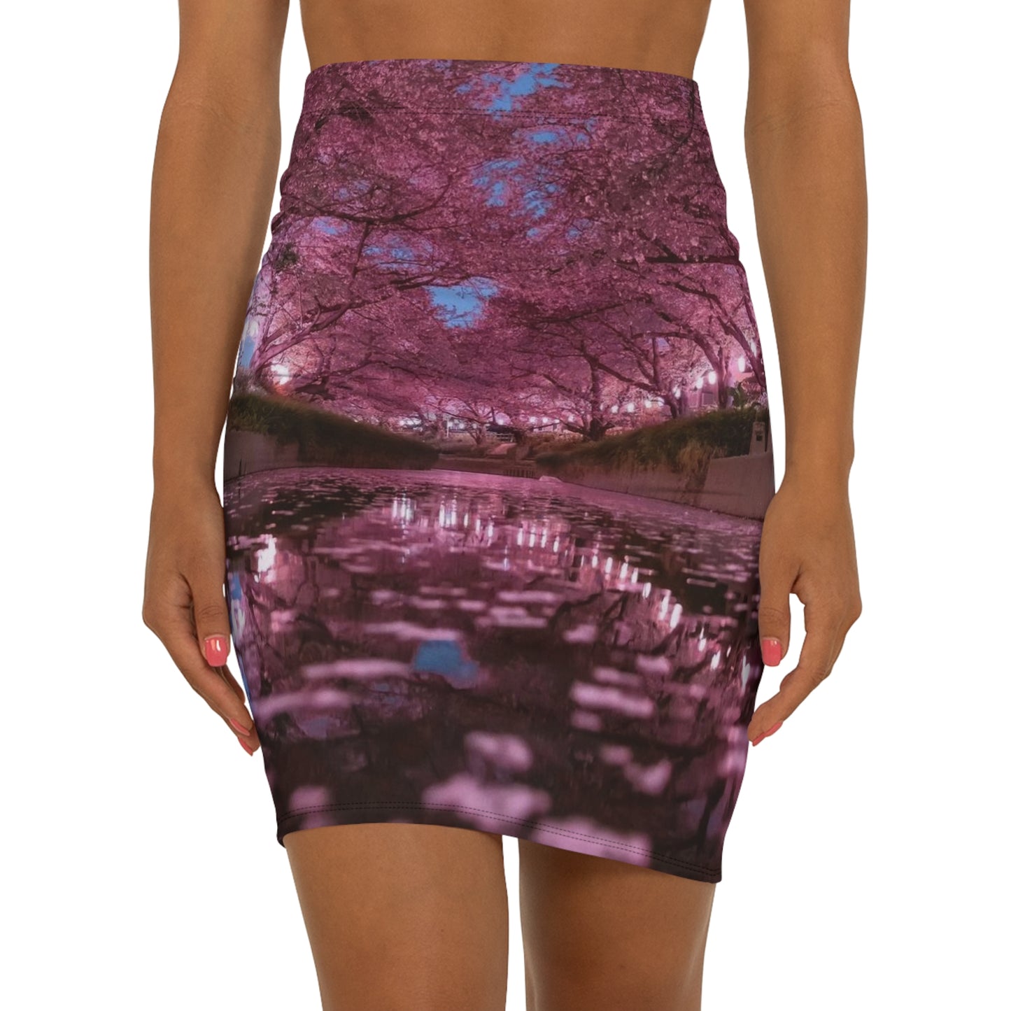 Charming Floral Pencil Skirt, Elegant Midi Skirt, Stylish Office Wear, Spring Fashion, Gifts for Her, Trendy Women's Clothing