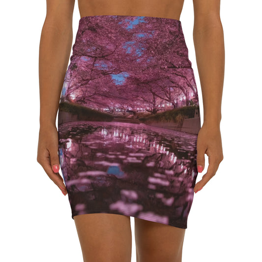 Charming Floral Pencil Skirt, Elegant Midi Skirt, Stylish Office Wear, Spring Fashion, Gifts for Her, Trendy Women's Clothing