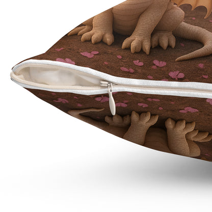 Spun Polyester Square Pillow