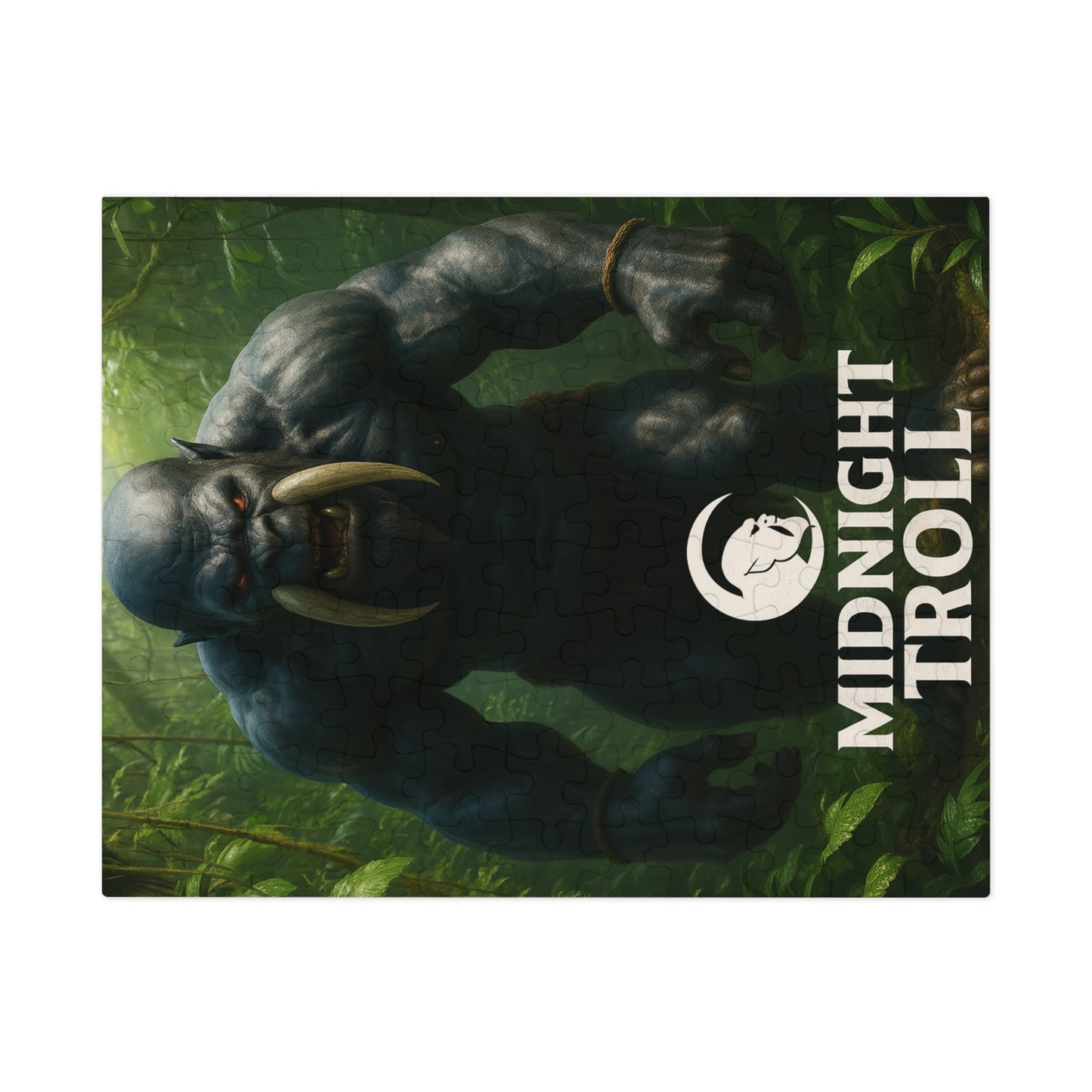 Midnight Troll Jigsaw Puzzle, Adventure Puzzle, Gift for Puzzle Lovers, Unique Home Decor, Fun Family Activity