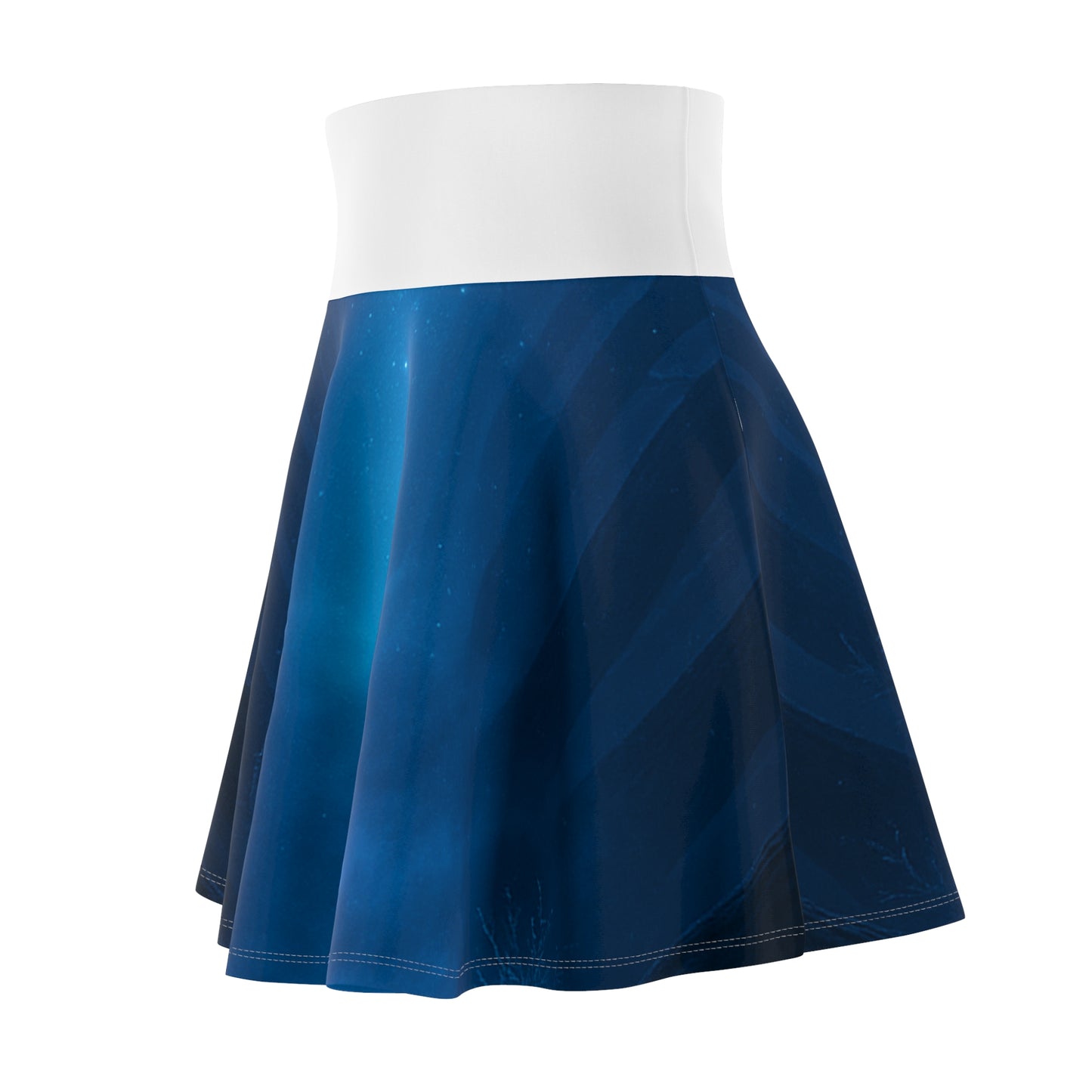 Ocean Wave Women's Skater Skirt, AOP Dress, Summer Skirt, Beachwear, Casual Outfit, Festival Fashion, Vibrant Attire